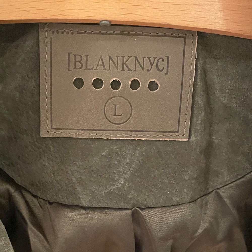 Blank NYC Khaki Suede Moto Jacket - Picture 5 of 8